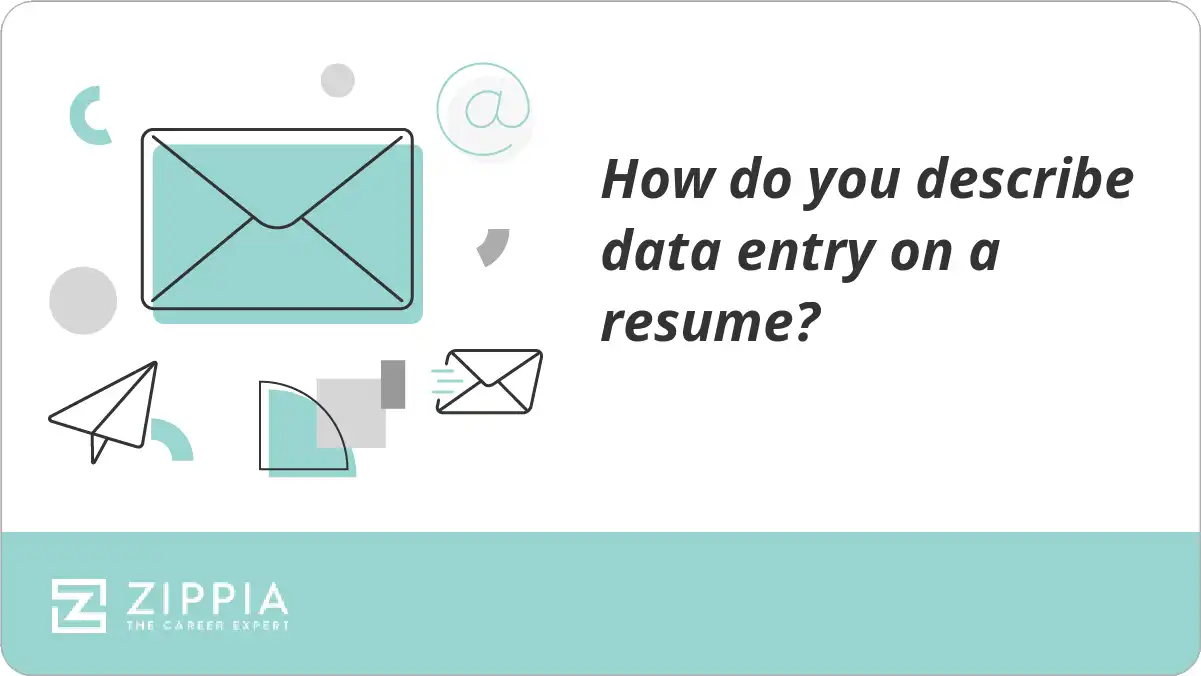 How do you describe data entry on a resume?