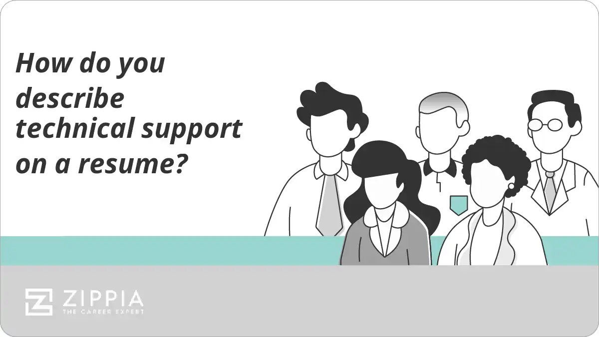 How do you describe technical support on a resume?