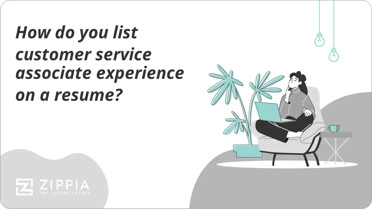 How do you list customer service associate experience on a resume?