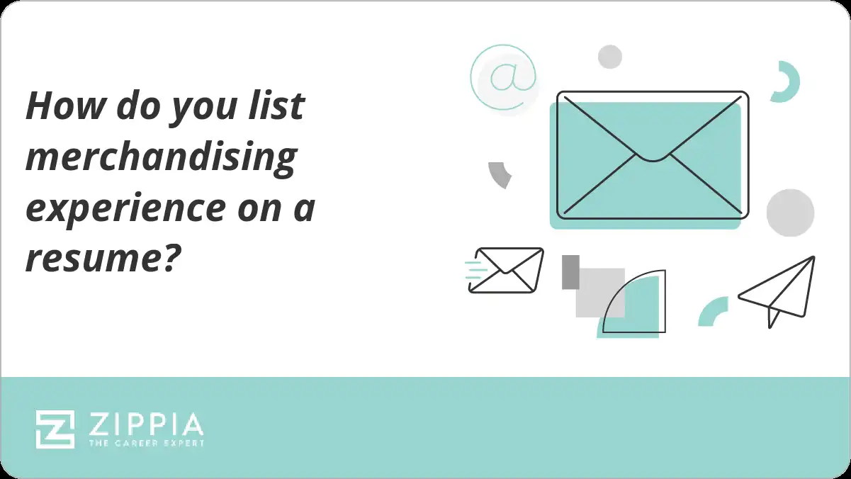 How do you list merchandising experience on a resume?