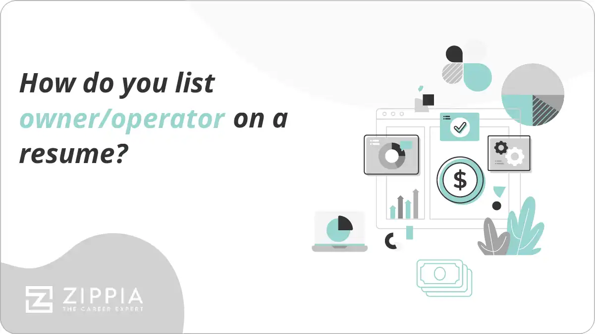 How do you list owner/operator on a resume?