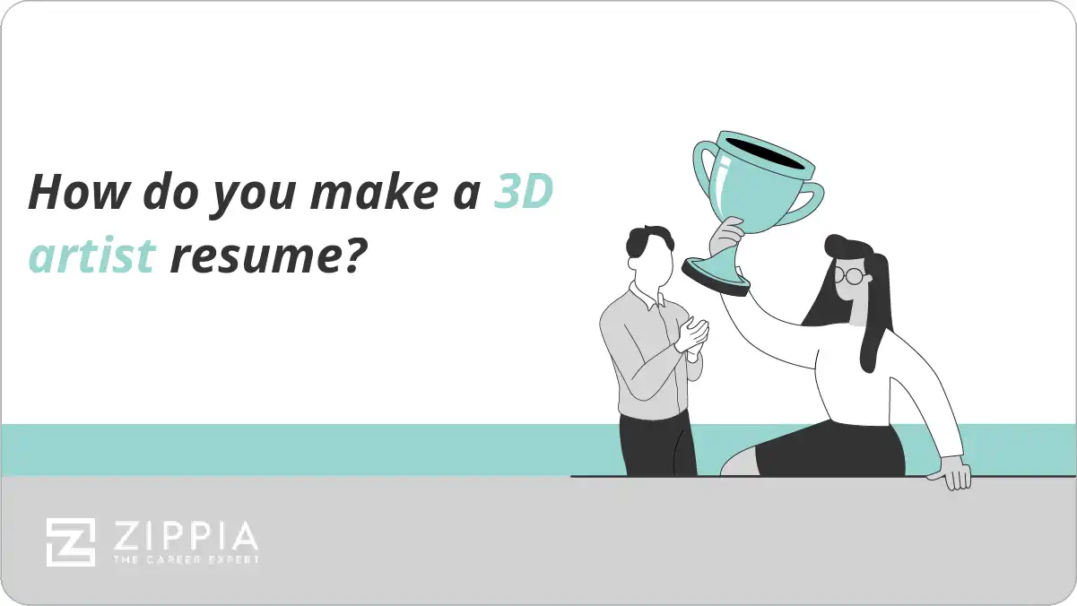 How do you make a 3D artist resume?