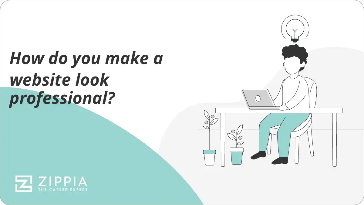 How do you make a website look professional?