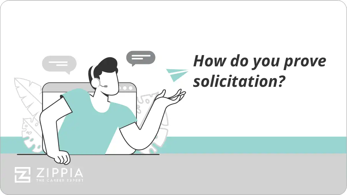 How do you prove solicitation?