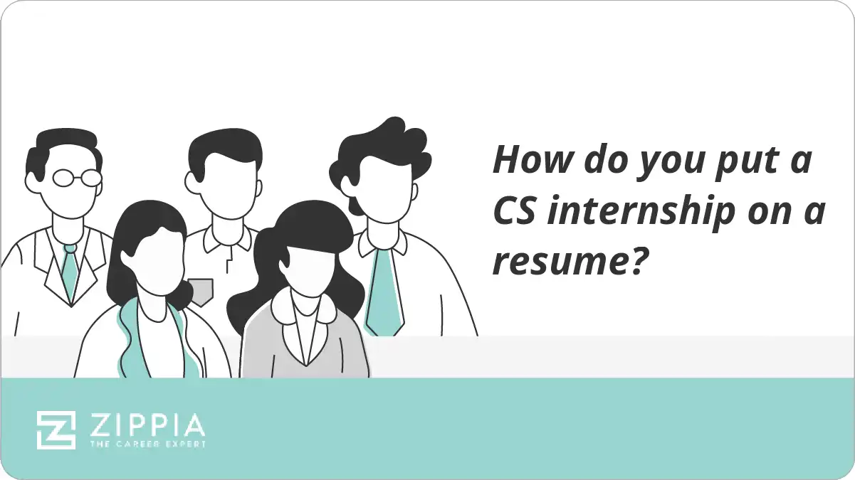 How do you put a CS internship on a resume?