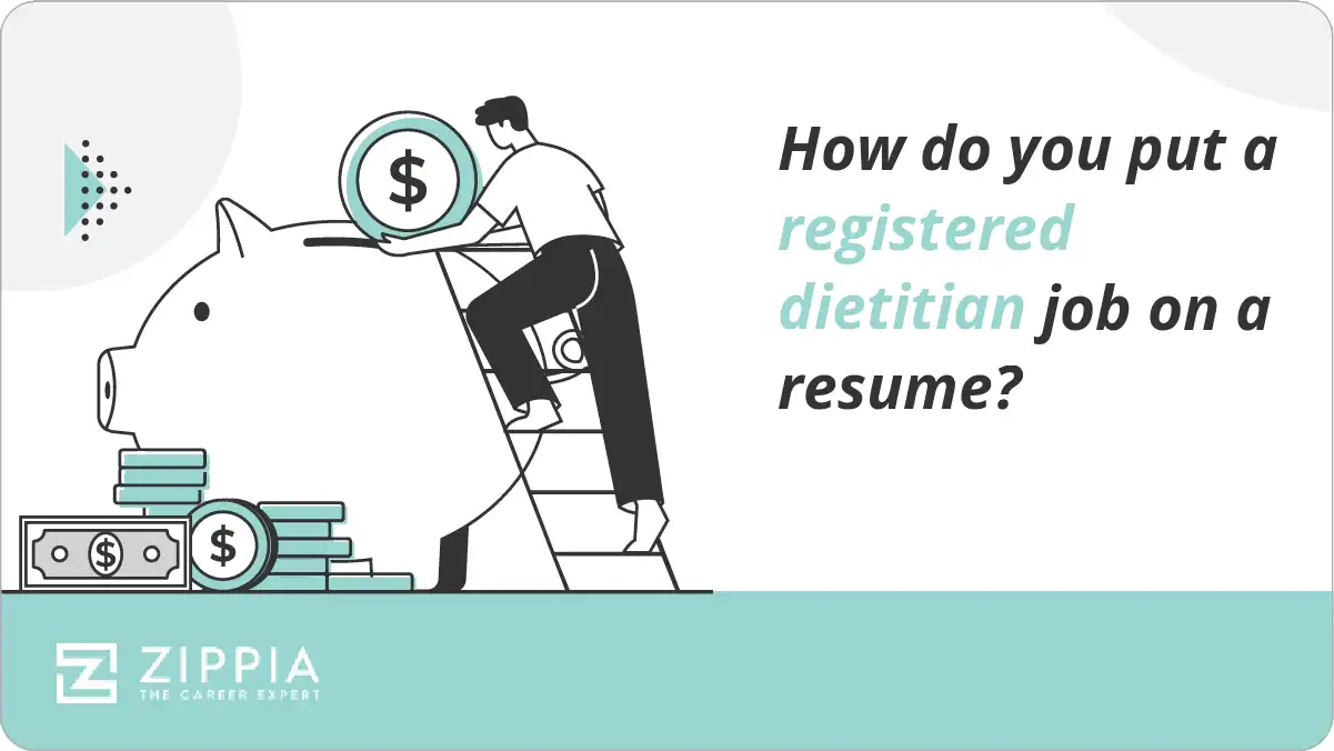 How do you put a registered dietitian job on a resume?