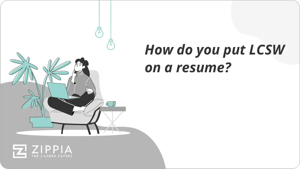 How do you put LCSW on a resume?