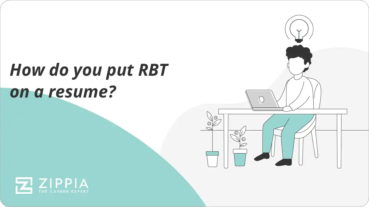 How do you put RBT on a resume?