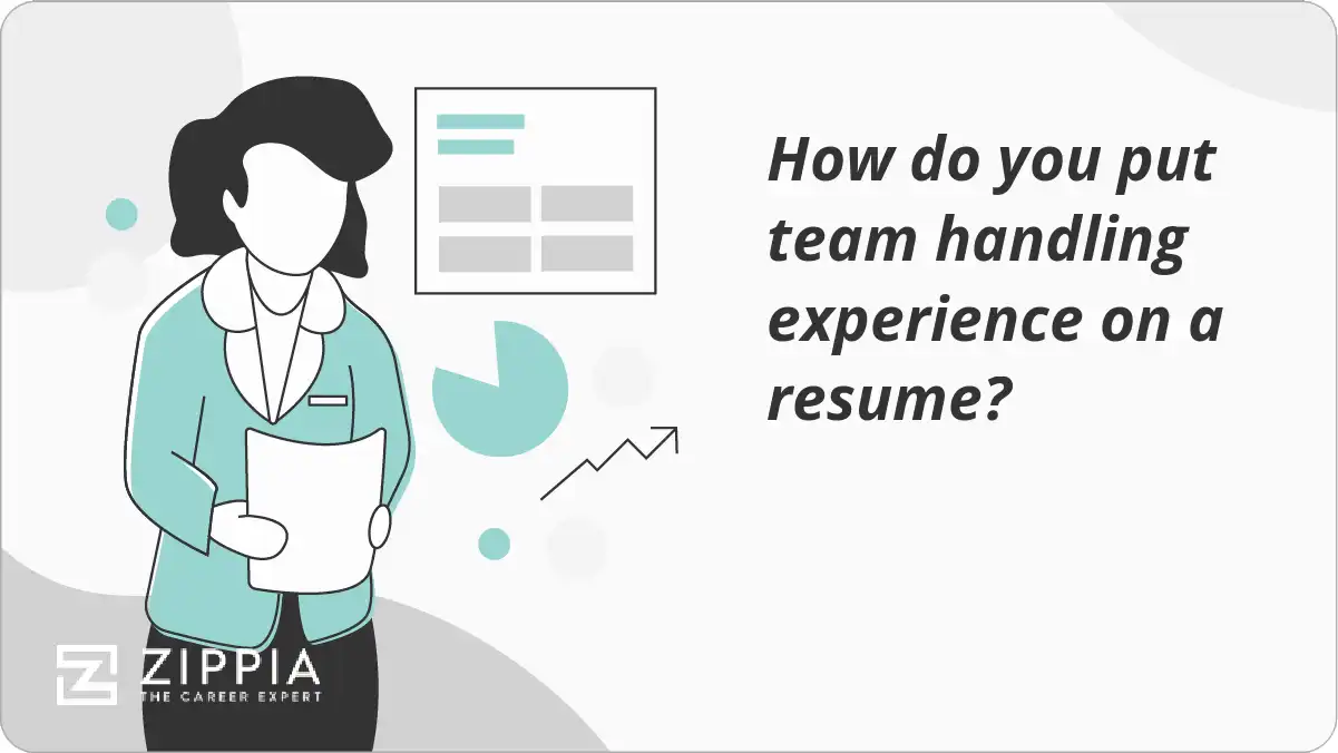 How do you put team handling experience on a resume?
