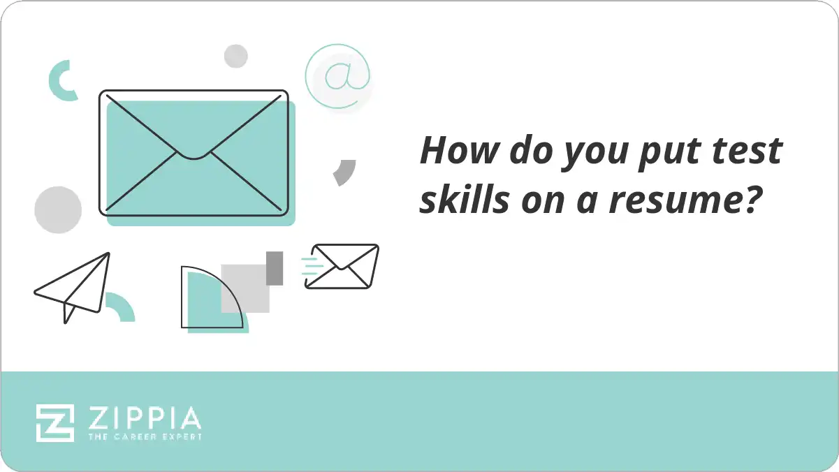 How do you put test skills on a resume?