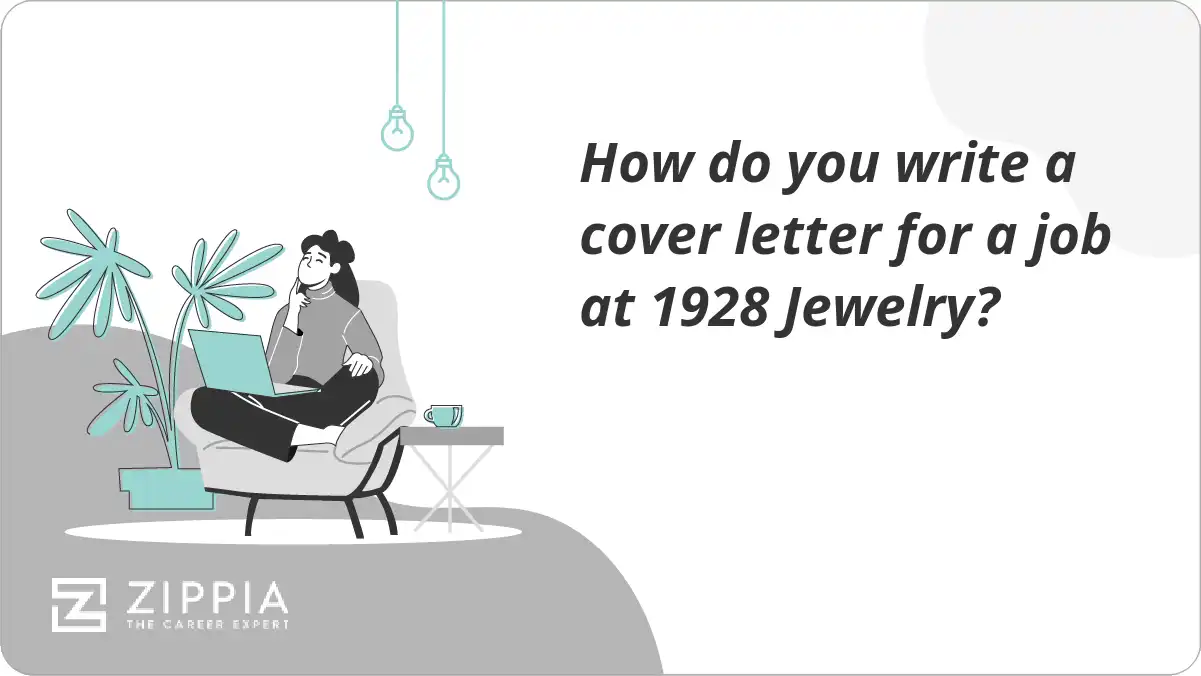 How do you write a cover letter for a job at 1928 Jewelry?