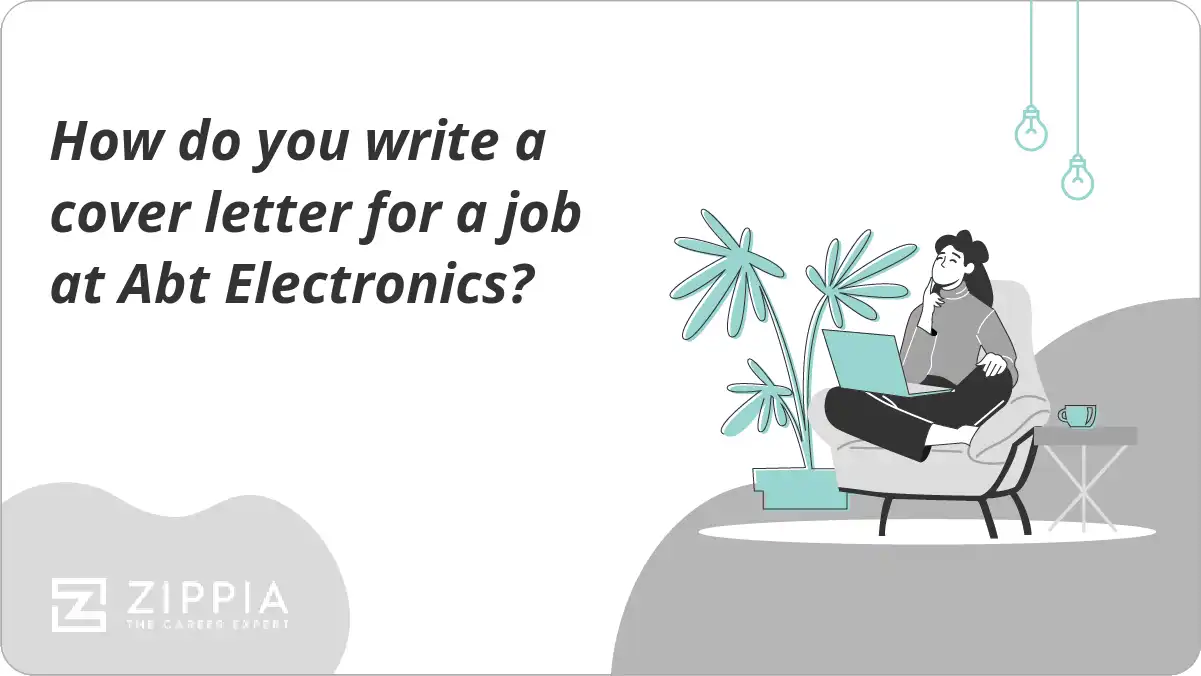 How do you write a cover letter for a job at Abt Electronics?