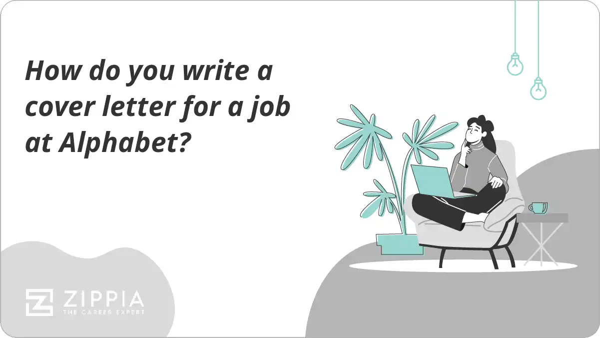 How do you write a cover letter for a job at Alphabet?