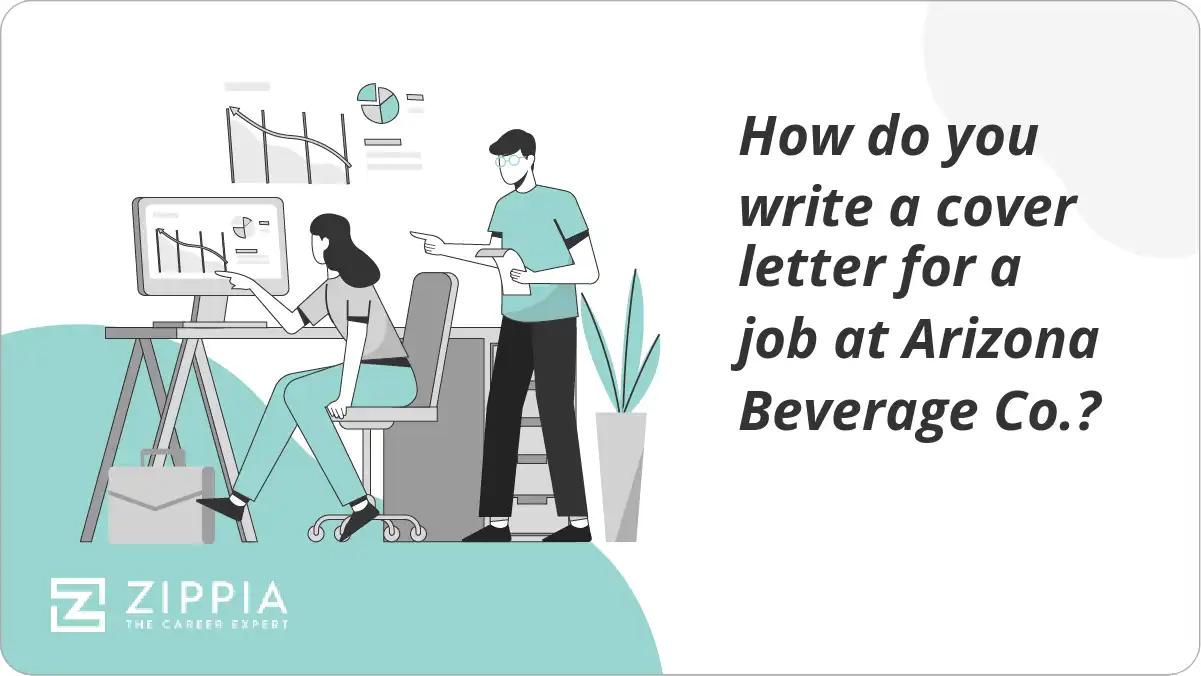 How do you write a cover letter for a job at Arizona Beverage Co.?