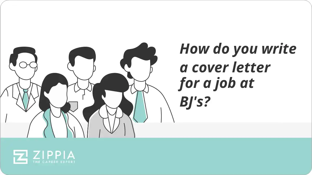 How do you write a cover letter for a job at BJ's?