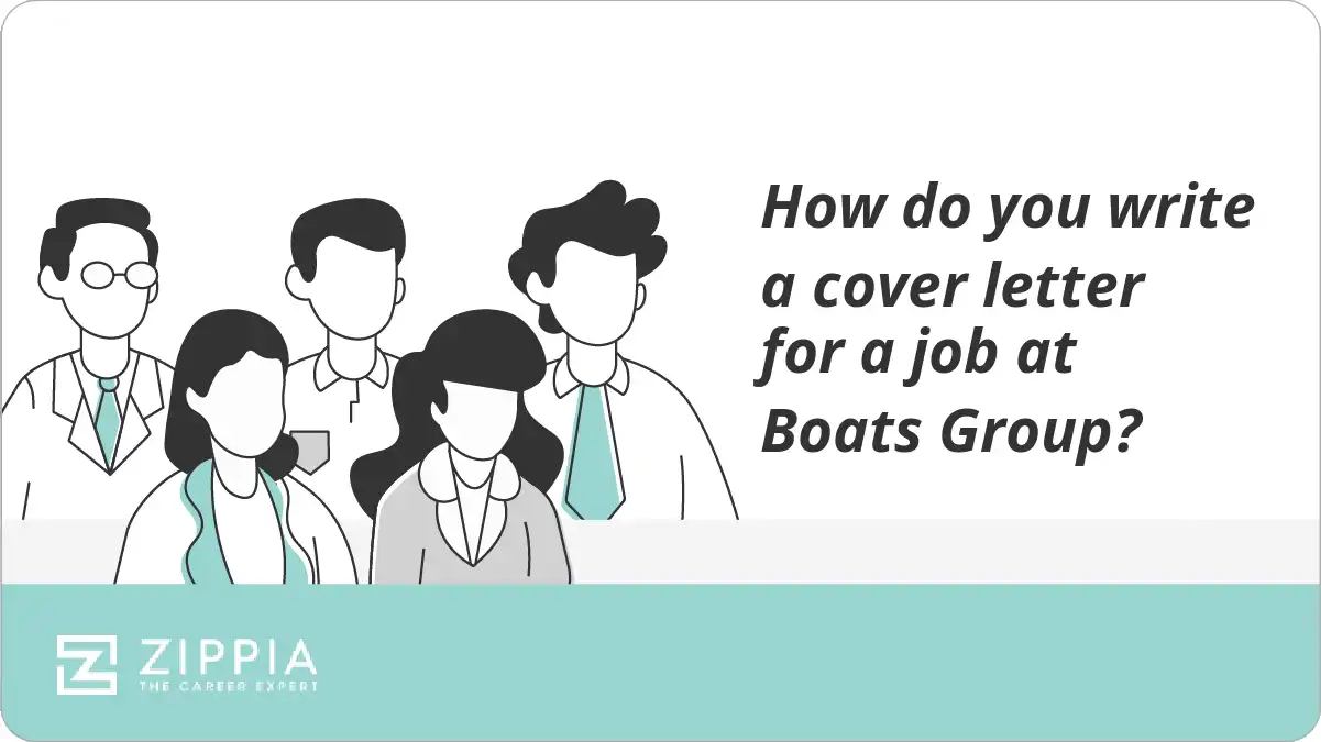 How do you write a cover letter for a job at Boats Group?