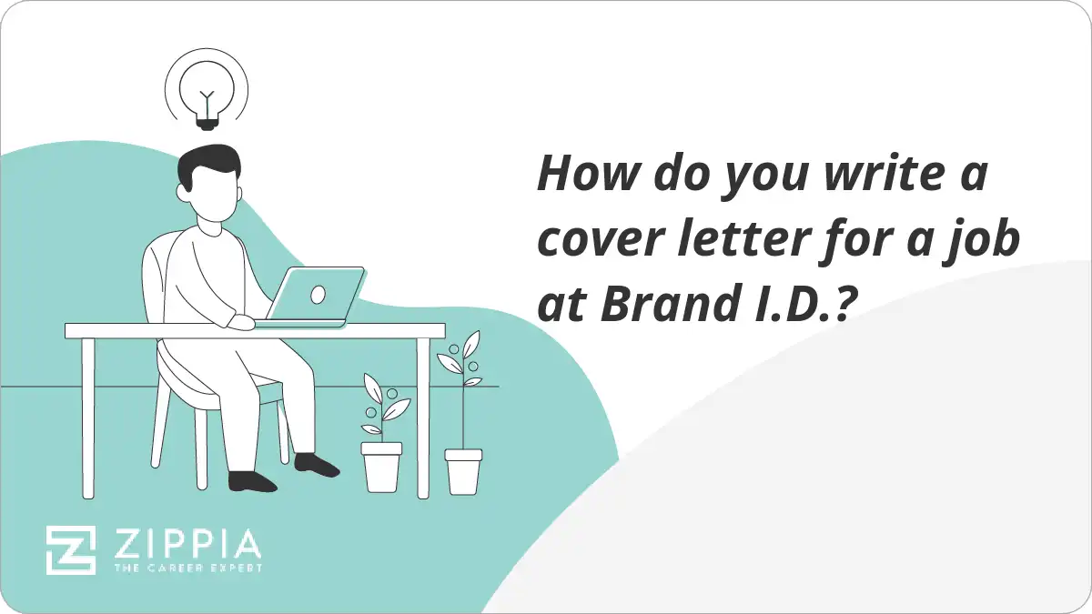 How do you write a cover letter for a job at Brand I.D.?