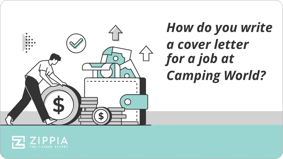 How do you write a cover letter for a job at Camping World?