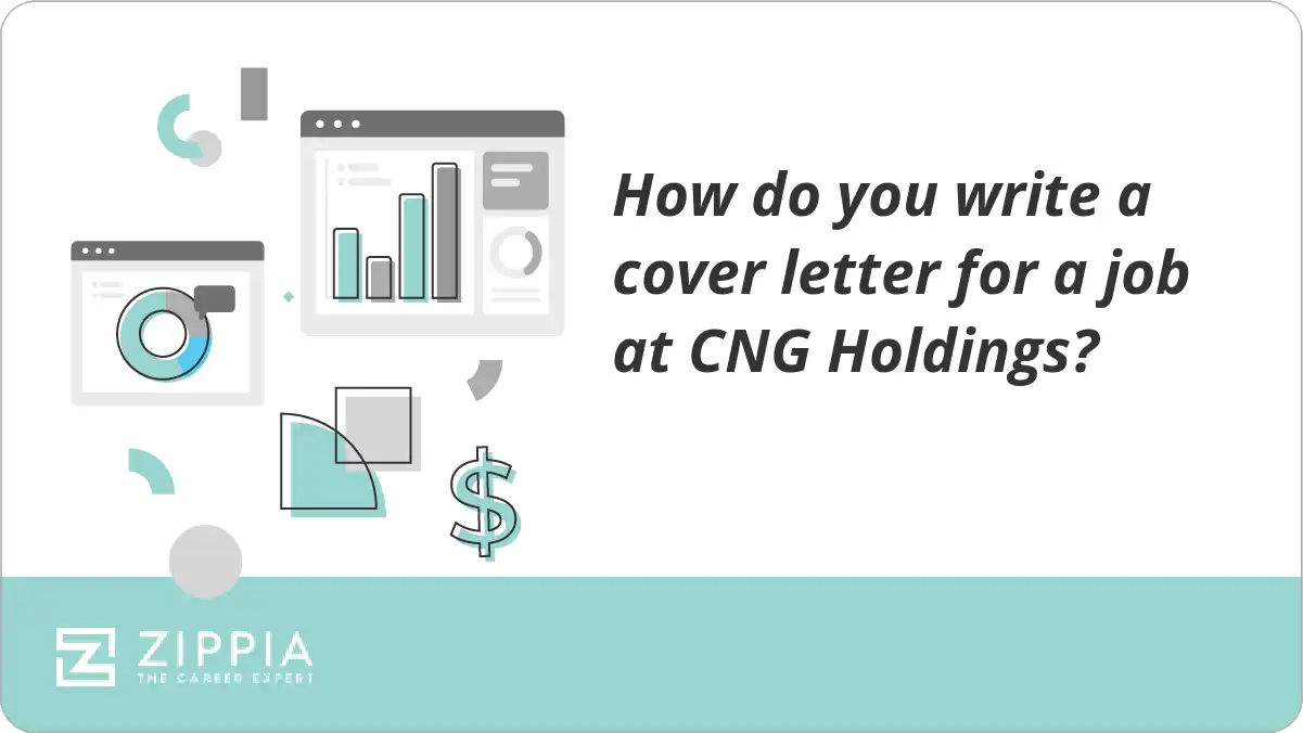 How do you write a cover letter for a job at CNG Holdings?