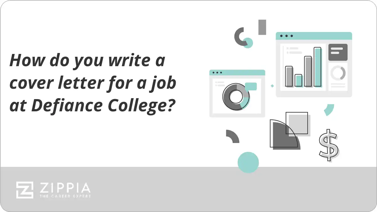 How do you write a cover letter for a job at Defiance College?