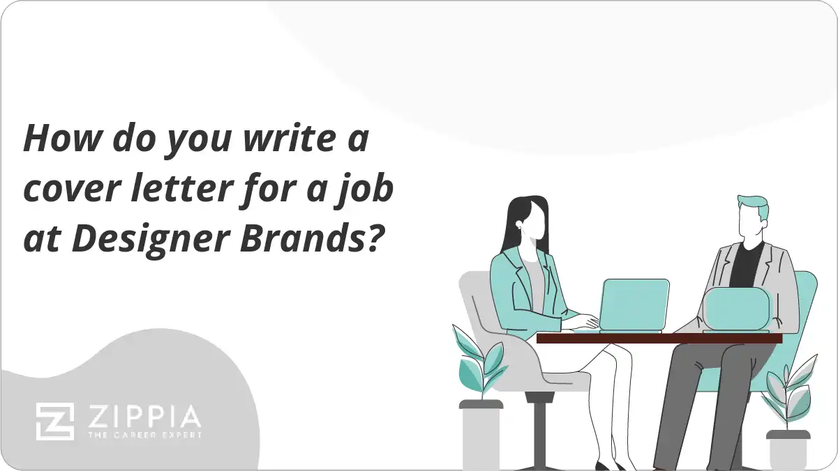 How do you write a cover letter for a job at Designer Brands?