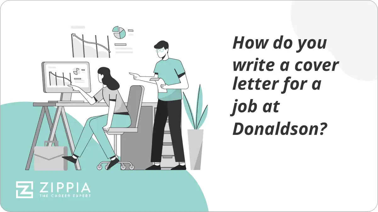 How do you write a cover letter for a job at Donaldson?