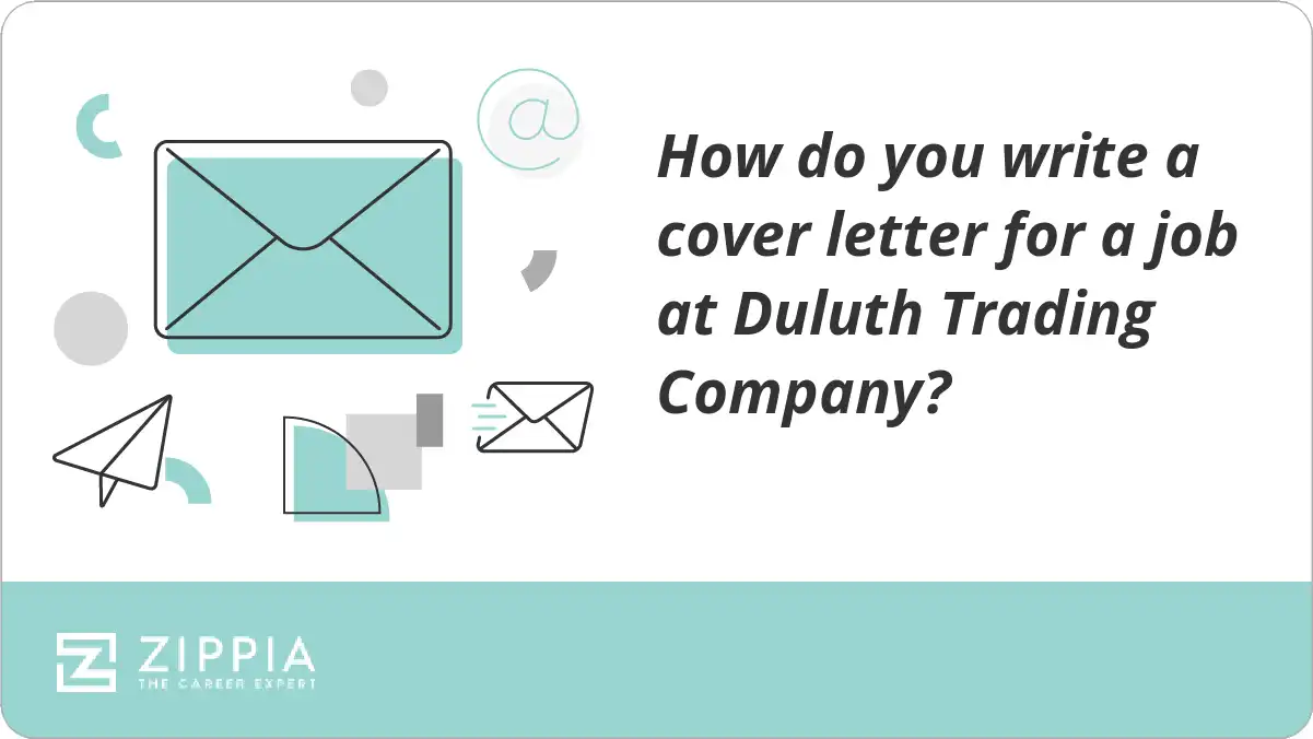How do you write a cover letter for a job at Duluth Trading Company?