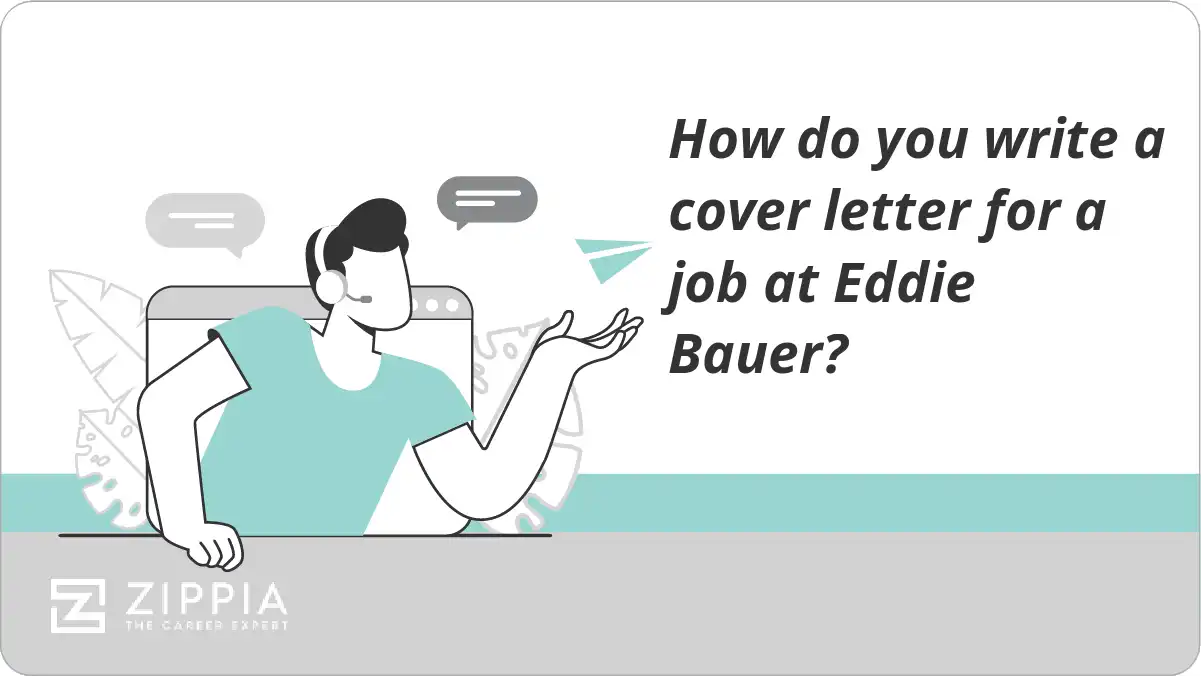 How do you write a cover letter for a job at Eddie Bauer?