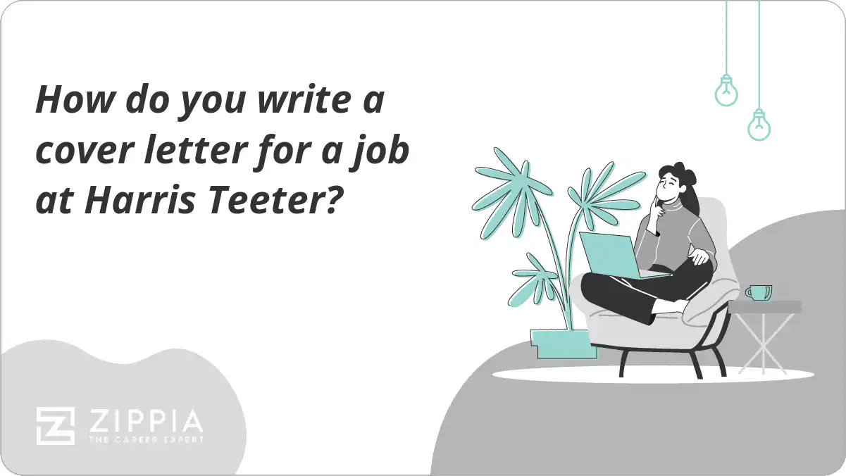 How do you write a cover letter for a job at Harris Teeter?