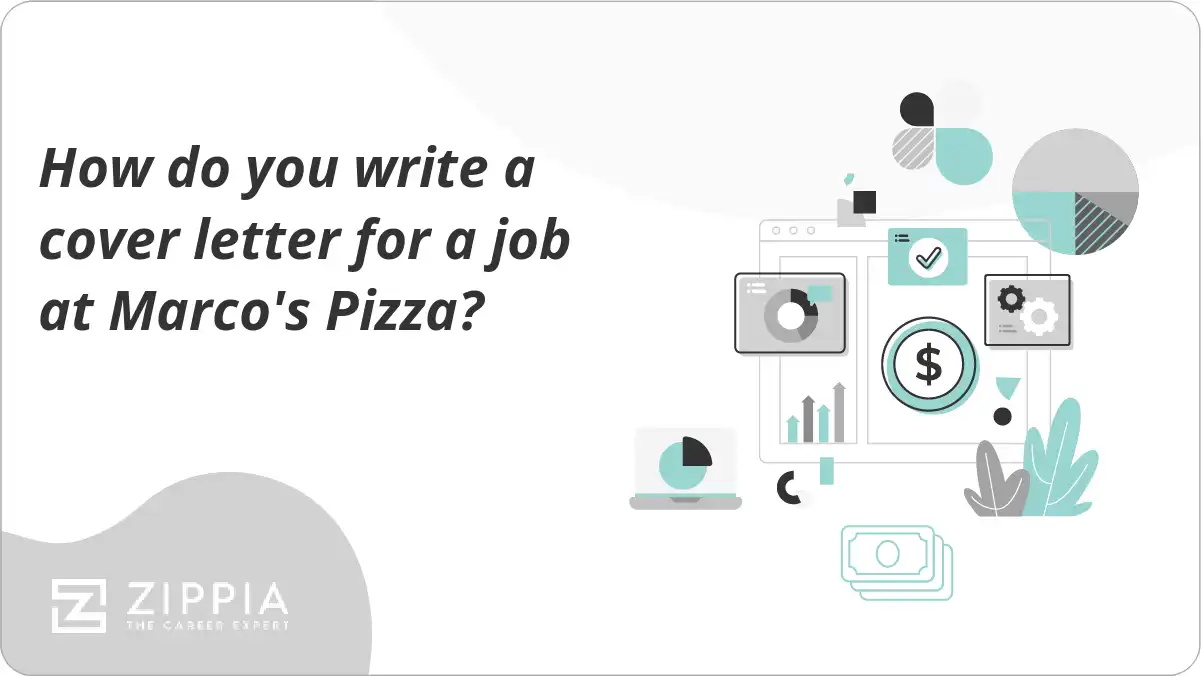 How do you write a cover letter for a job at Marco's Pizza?