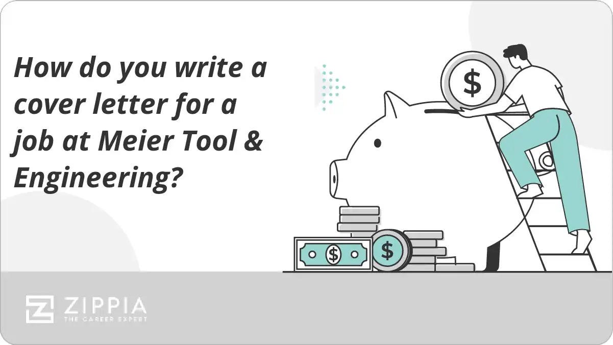 How do you write a cover letter for a job at Meier Tool & Engineering?