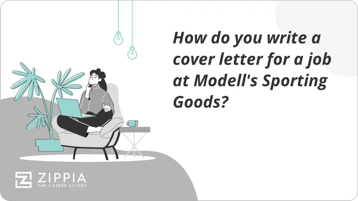 How do you write a cover letter for a job at Modell's Sporting Goods?