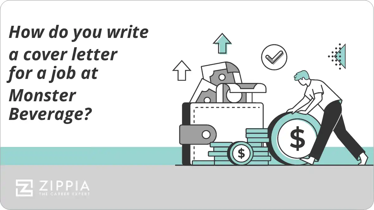 How do you write a cover letter for a job at Monster Beverage?