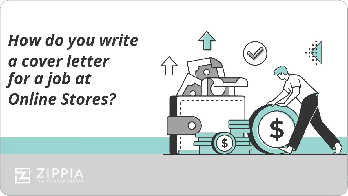 How do you write a cover letter for a job at Online Stores?