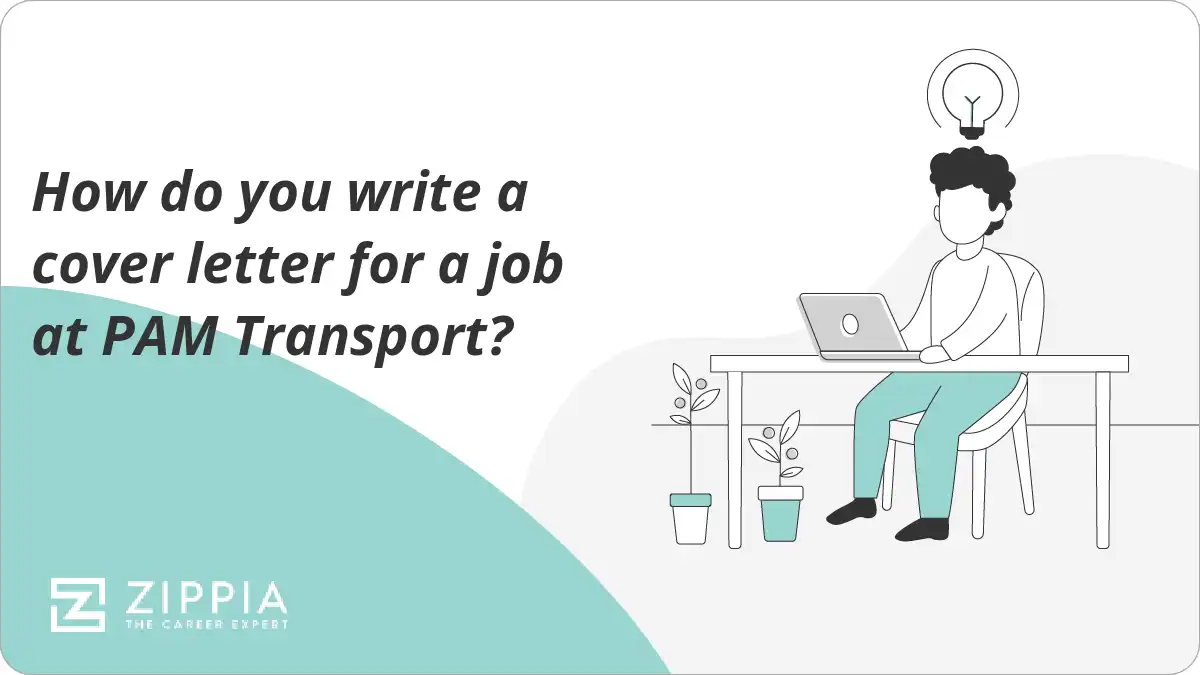 How do you write a cover letter for a job at PAM Transport?