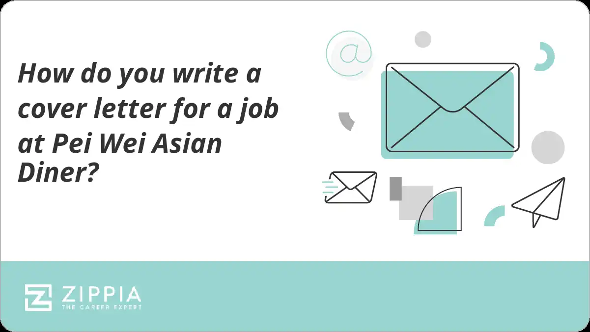 How do you write a cover letter for a job at Pei Wei Asian Diner?