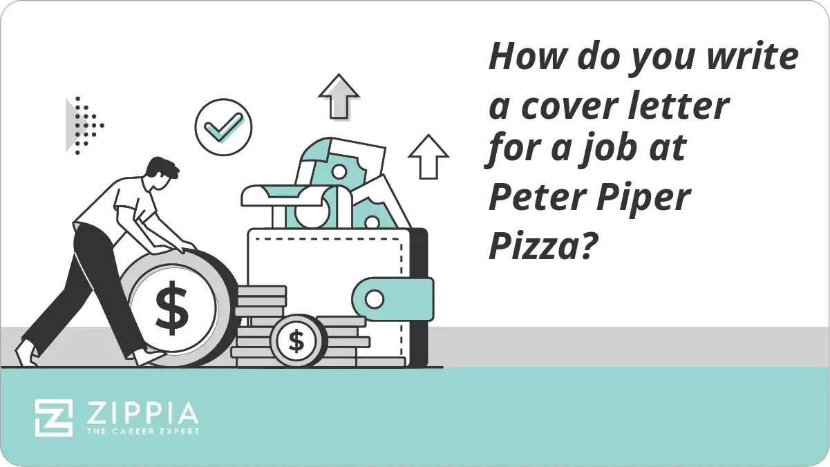 How do you write a cover letter for a job at Peter Piper Pizza?