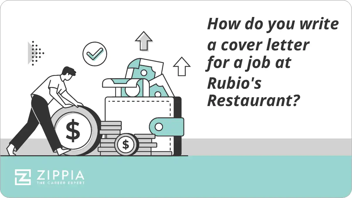 How do you write a cover letter for a job at Rubio's Restaurant?