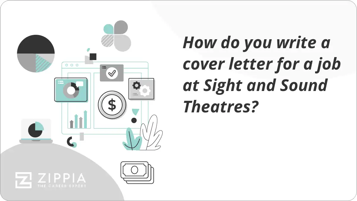 How do you write a cover letter for a job at Sight and Sound Theatres?