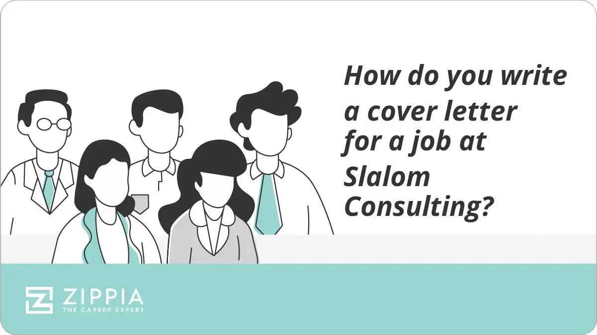 How do you write a cover letter for a job at Slalom Consulting?
