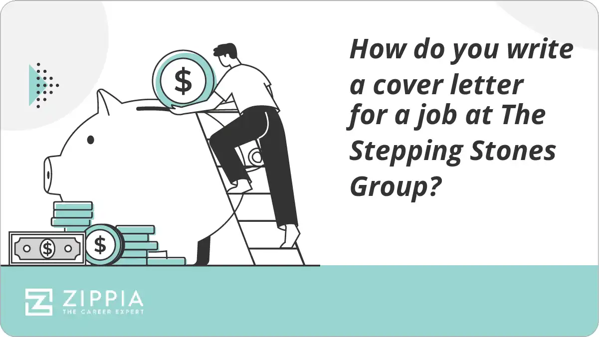 How do you write a cover letter for a job at The Stepping Stones Group?