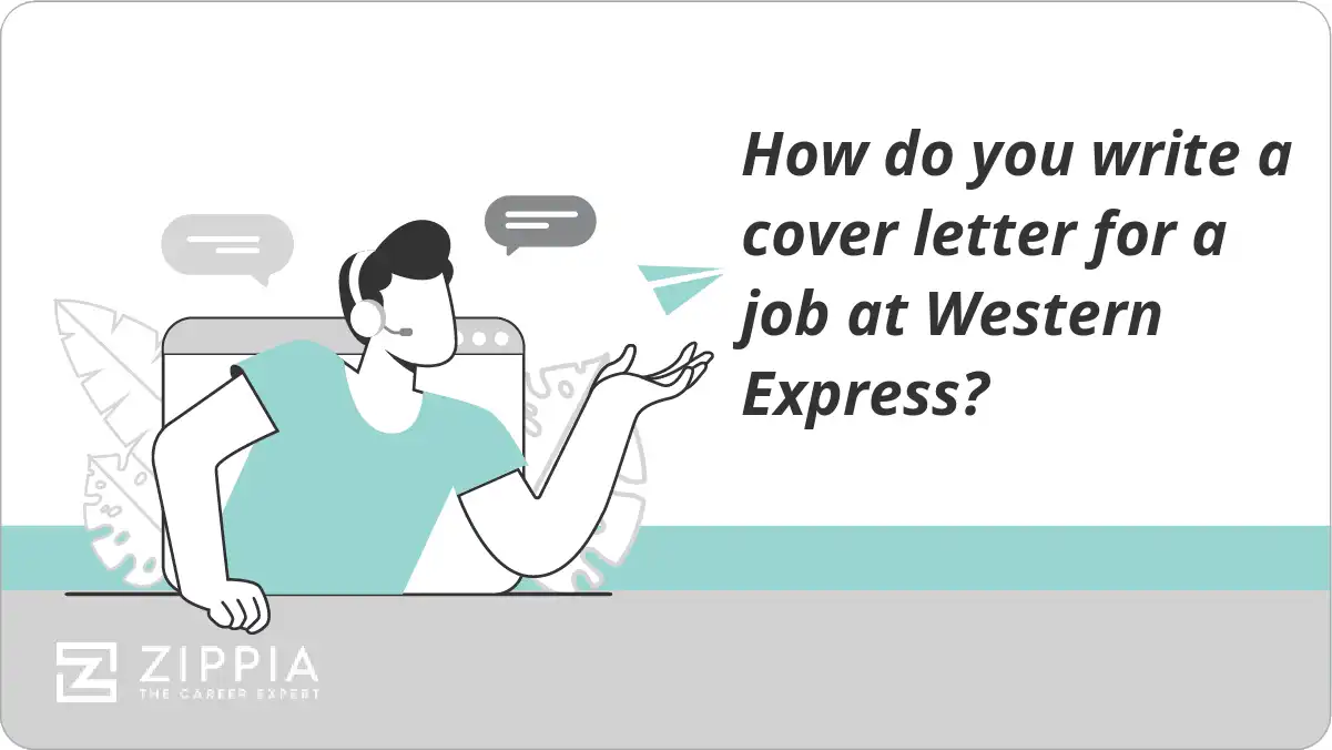 How do you write a cover letter for a job at Western Express?