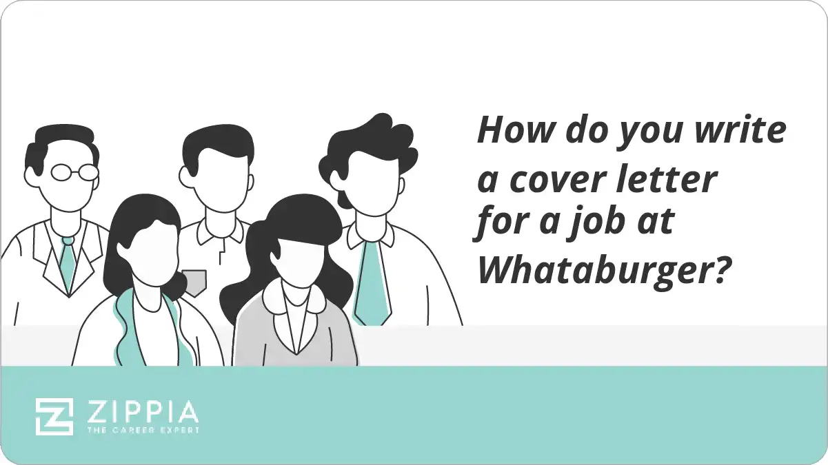 How do you write a cover letter for a job at Whataburger?