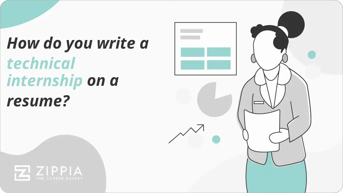 How do you write a technical internship on a resume?