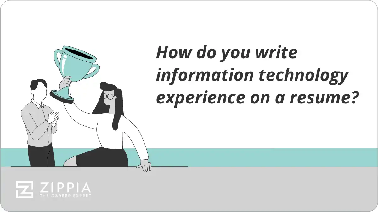 How do you write information technology experience on a resume?
