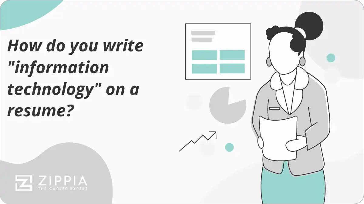 How do you write "information technology" on a resume?