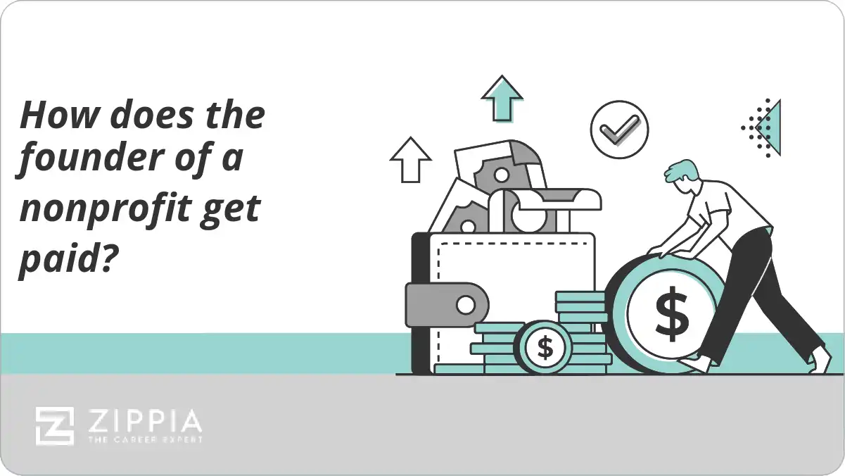 How does the founder of a nonprofit get paid?
