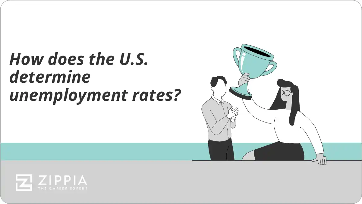 How does the U.S. determine unemployment rates?