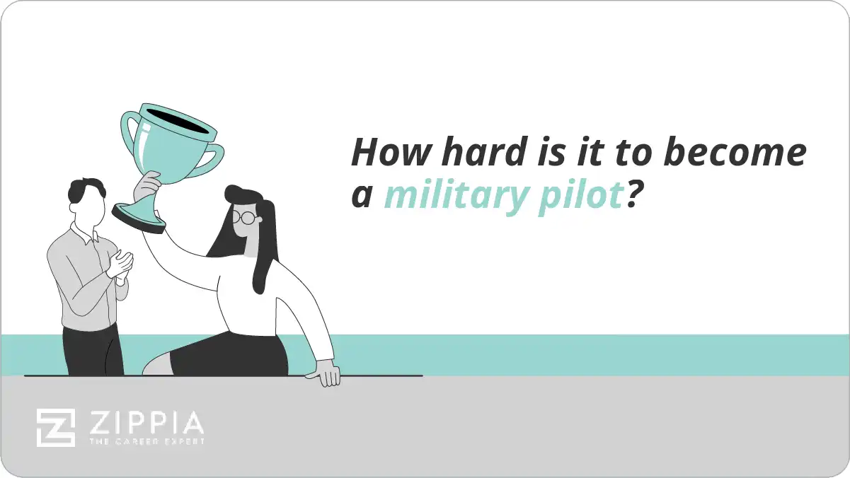 How hard is it to become a military pilot?