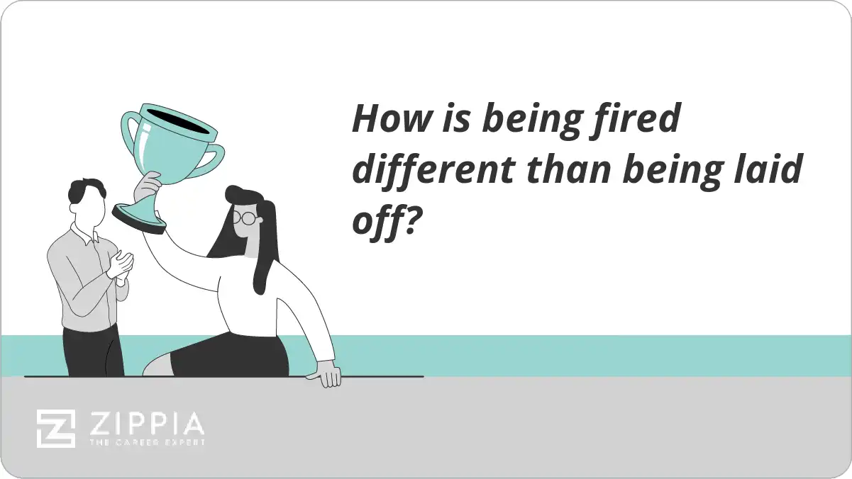 How is being fired different than being laid off?